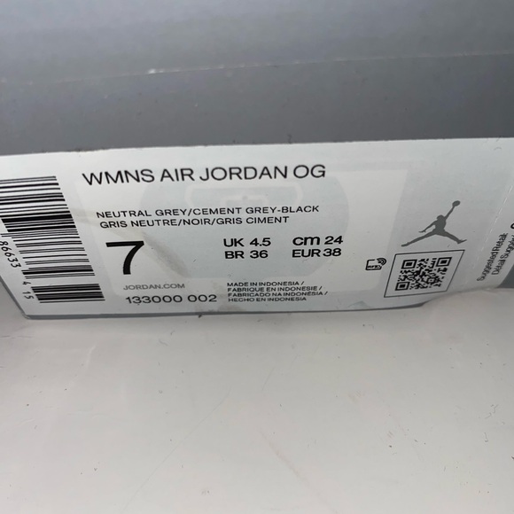 Og Jordans size 7 - Picture 4 of 8